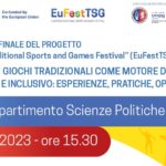 PROGETTO EUROPEO EuFestTSG: Final Conference