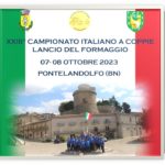 CAMPIONATO ITALIANO LANCIO DI FORMAGGIO A COPPIE 2023
