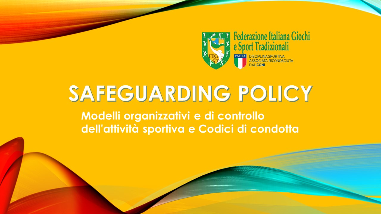 SAFEGUARDING POLICY: LINEE GUIDA