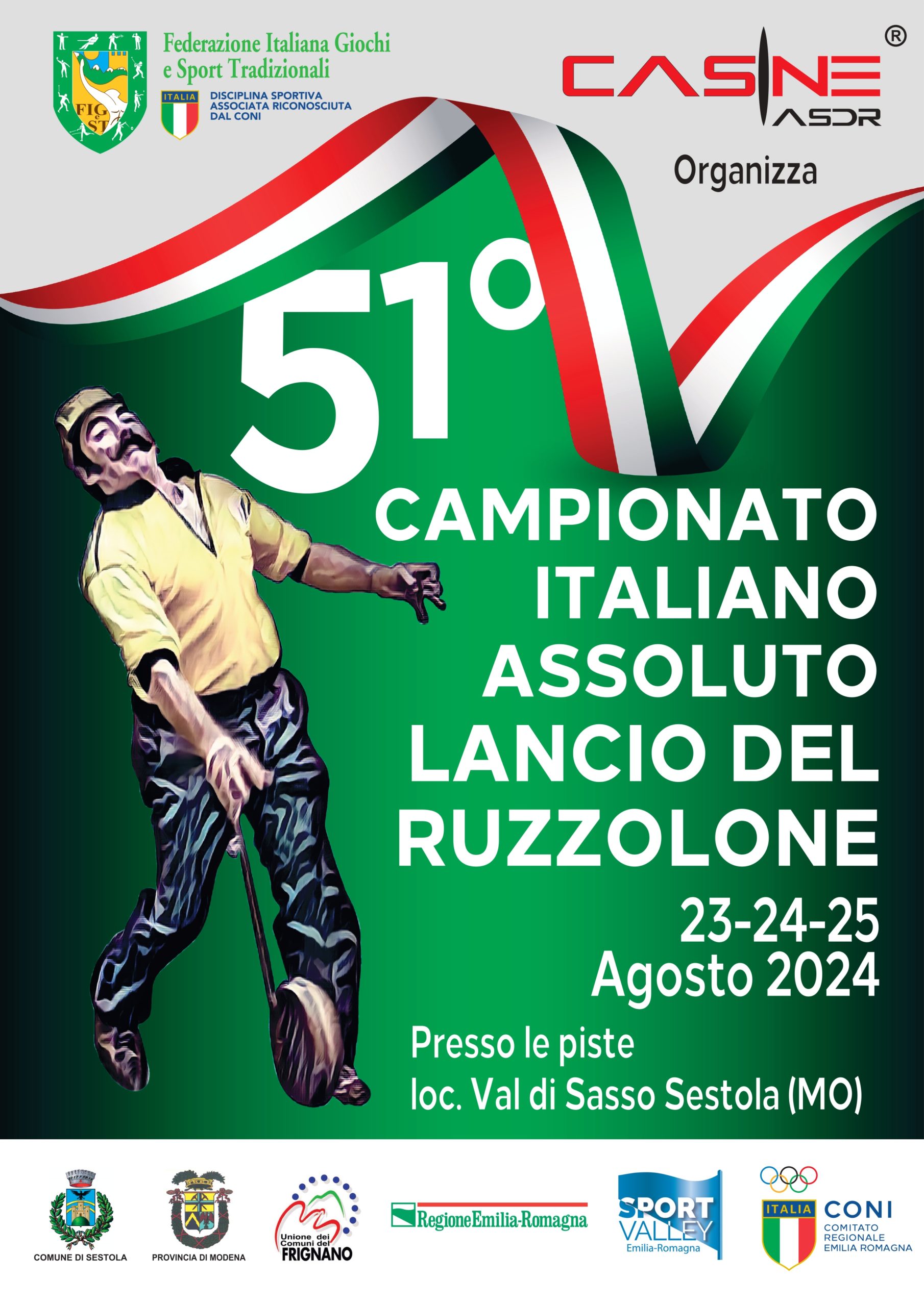 51° CAMPIONATO ITALIANO ASSOLUTO LANCIO DEL RUZZOLONE