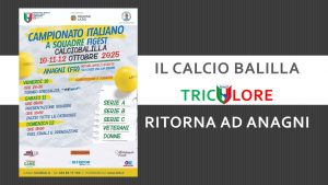 CAMPIONATO ITALIANO A SQUADRE FIGEST: IL CALCIO BALILLA TRICOLORE RITORNA AD ANAGNI