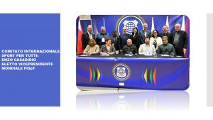 NASCE IL COMITATO INTERNAZIONALE DEGLI SPORT PER TUTTI: IL MACERATESE CASADIDIO ELETTO VICEPRESIDENTE MONDIALE FISpT