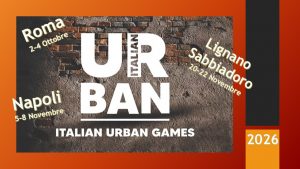 ITALIAN URBAN GAMES 2026: PARTECIPA ANCHE TU!