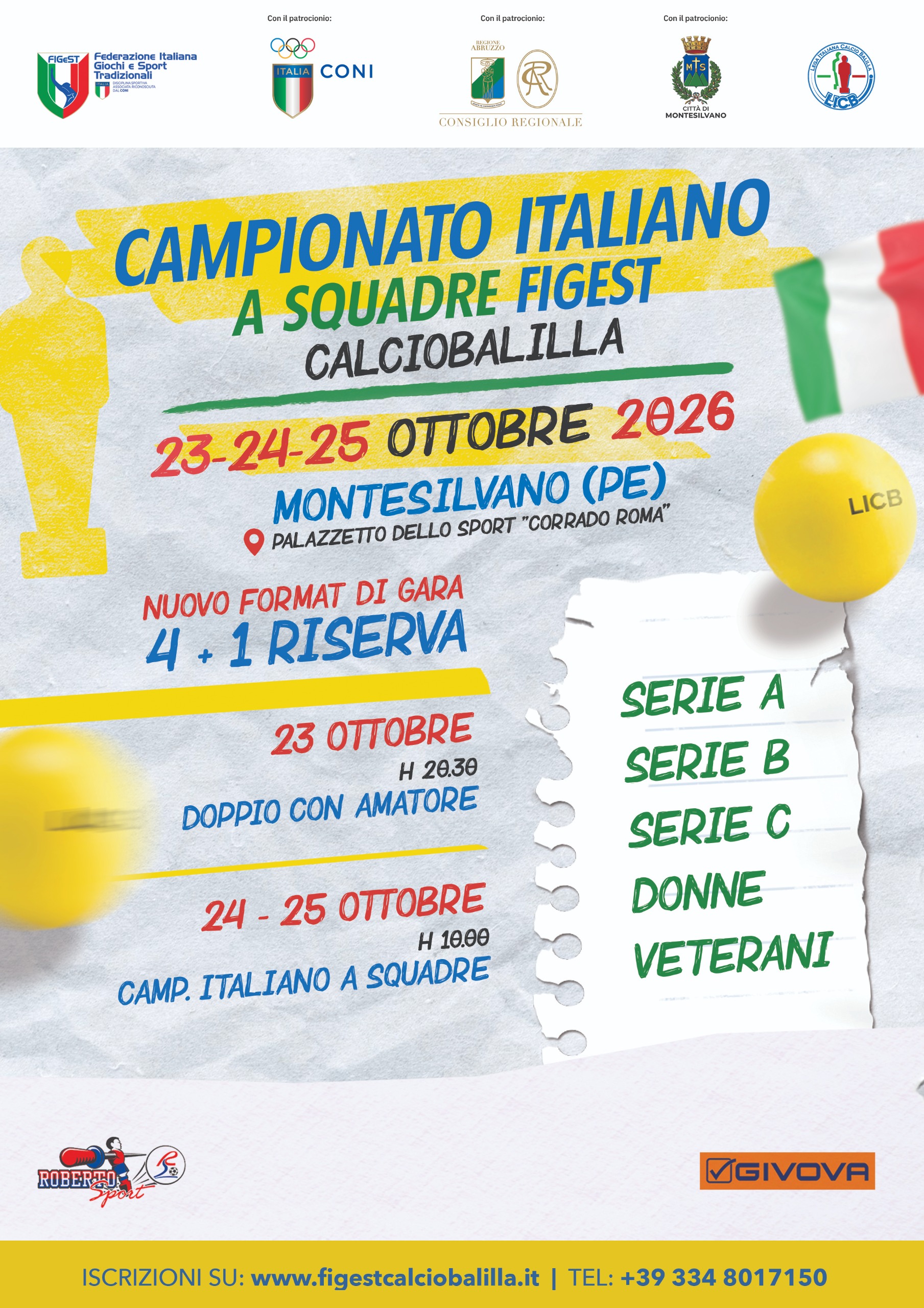 LOCANDINA CAMP ITA A SQUADRE - MONTESILVANO 2026